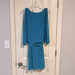 Jessica Simpson teal dress